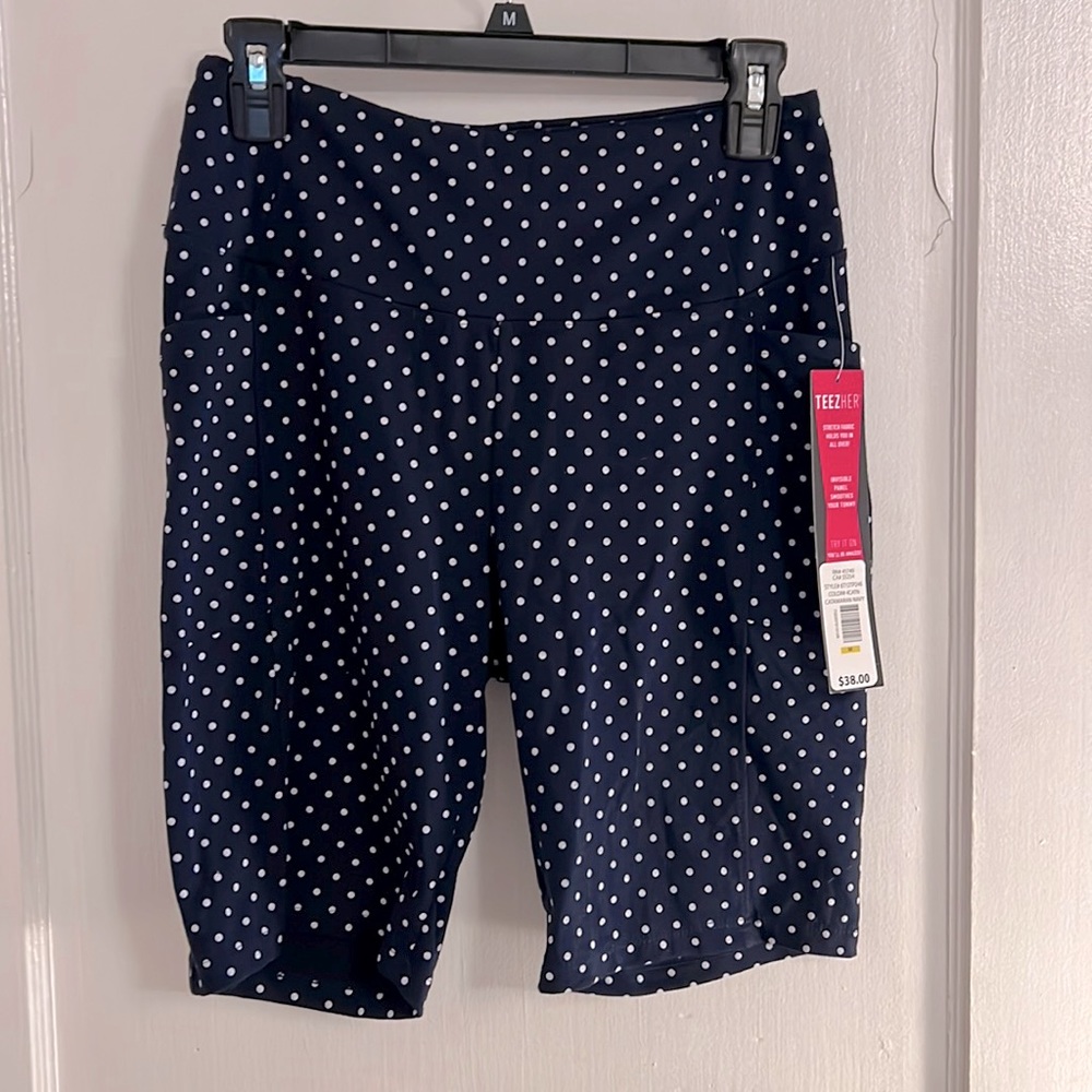 Polk-a-dot bike shorts